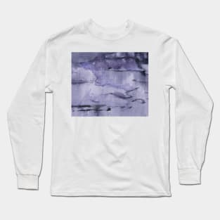 Abstract Oil Painting Very Peri 12c11 Long Sleeve T-Shirt